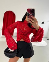 KORONKOWKA BLUZKA CZERWONA ▪️