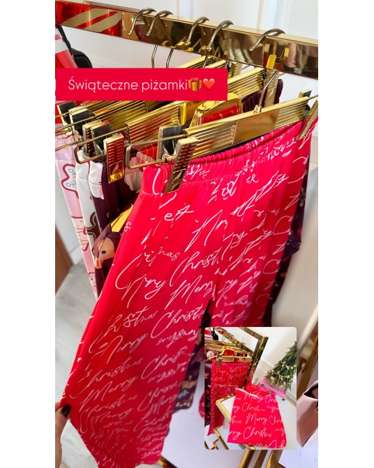 ŚWIĄTECZNA PIŻAMKA ▪️CZERWONA CHRISTMAS