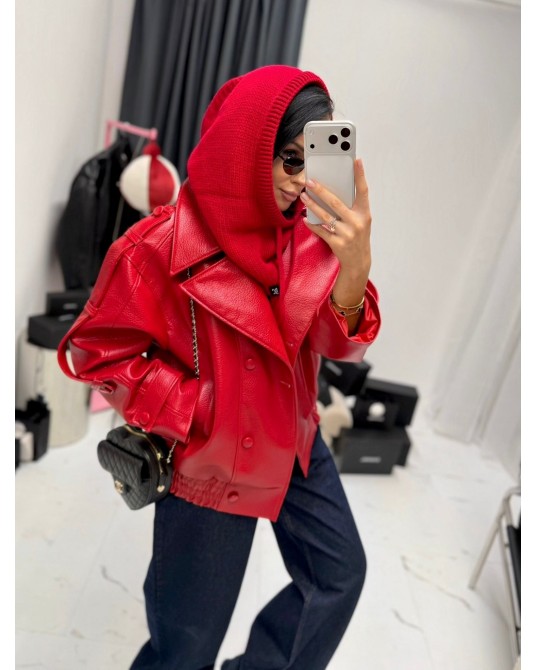 CZERWONA  BALACLAVA LA MILLA ▪️