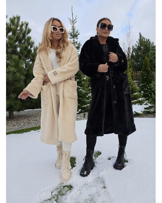 PŁASZCZ LONG BEAR CZARNY