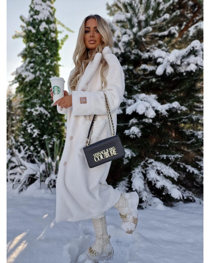 PŁASZCZ LONG BEAR ECRU ▪️PRE ODER