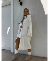 PŁASZCZ LONG BEAR ECRU ▪️PRE ODER