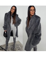 GRAFITOWY PŁASZCZ ▪️alpha WINTER