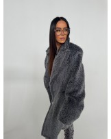 GRAFITOWY PŁASZCZ ▪️alpha WINTER