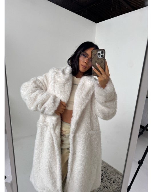 ŚMIETANKOWY PŁASZCZ ▪️alpha WINTER