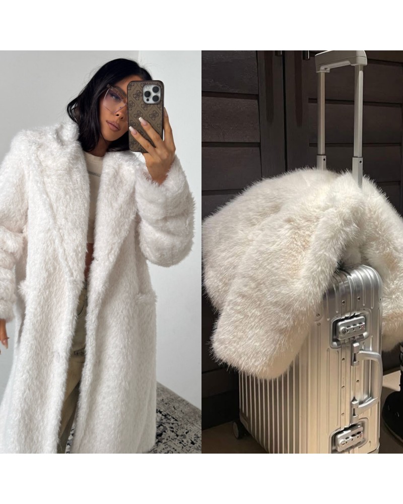 ŚMIETANKOWY PŁASZCZ ▪️alpha WINTER