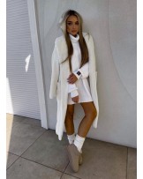 PŁASZCZ LONG BEAR ECRU ▪️PRE ODER