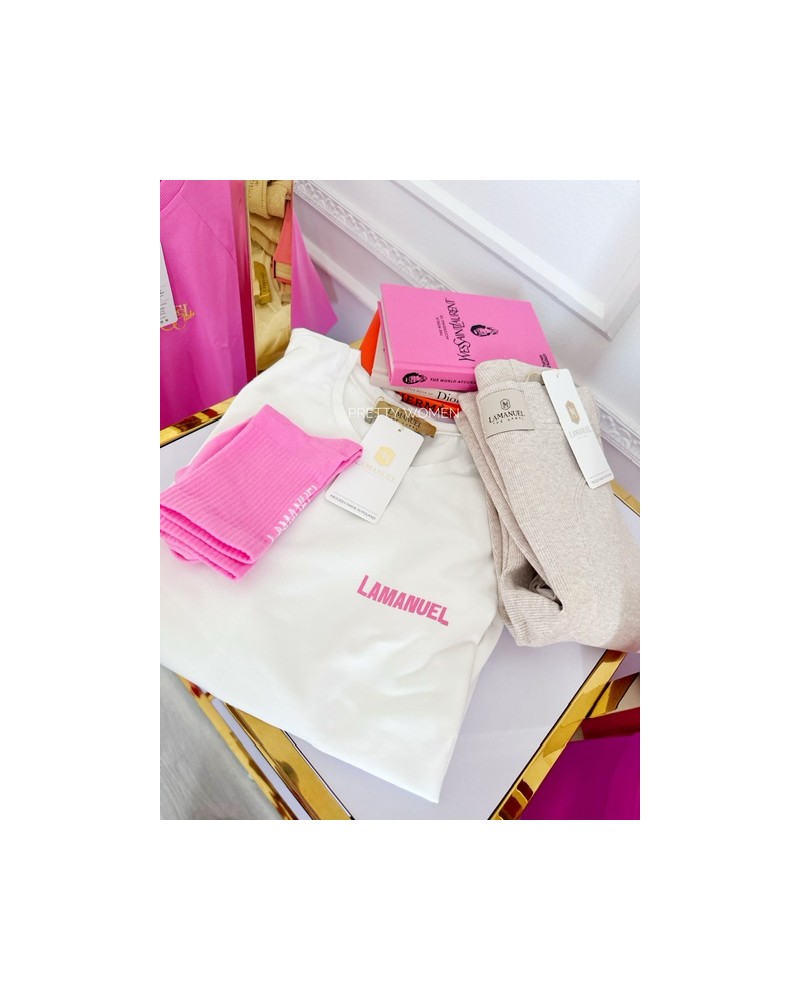 SKARPETKI L.M ▪️Różowe