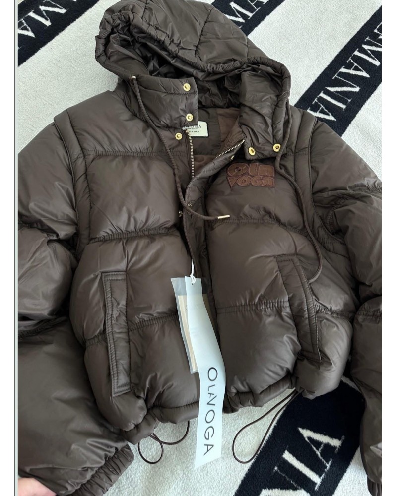 DAMSKA KURTKA CZEKOLADOWA ▪️