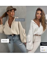 BLUZA z wełna i kieszonkami ▪️KOLORY