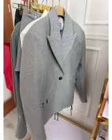 Wierzchnia SZARA  MARYNARKA ▪️wiązania