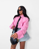 RÓŻOWA KOSZULA la milla ▪️z krawatem