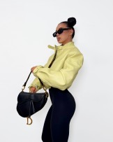 STYLOWA KURTKA LIMONKA SKÓRZANA ▪️