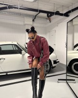 STYLOWA KURTKA bordo SKÓRZANA ▪️