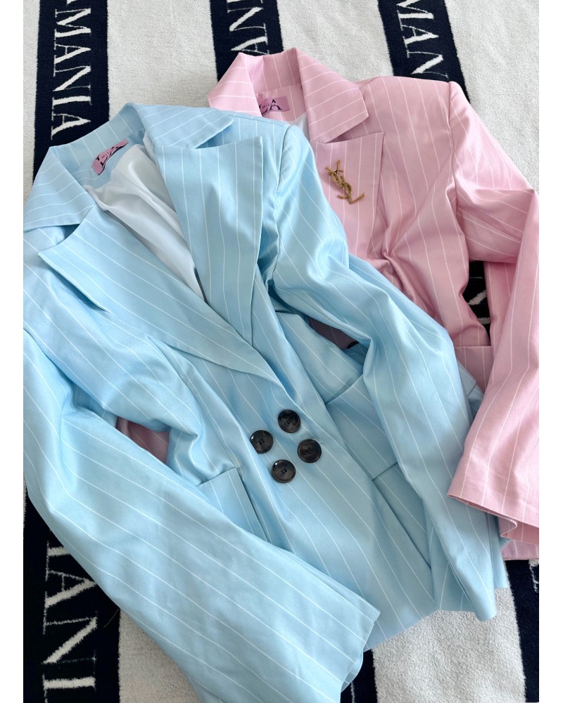 MARYNARKA FASHION ▪️ kieszenie NEW COLLECTION BŁĘKITNA