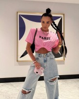 T▪️Shirt koszulka LA MILLA z złotym