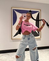 T▪️Shirt koszulka LA MILLA z złotym