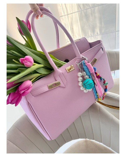 TOREBKA RÓŻOWA  ▪️kuferek SKÓRA PREMIUM BAG