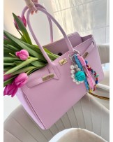 TOREBKA RÓŻOWA  ▪️kuferek SKÓRA PREMIUM BAG