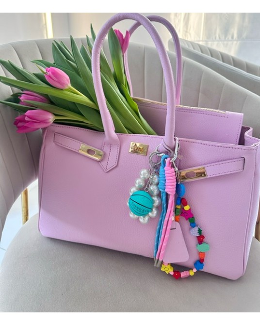 TOREBKA RÓŻOWA  ▪️kuferek SKÓRA PREMIUM BAG