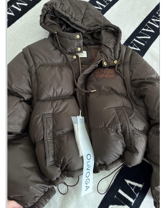 DAMSKA KURTKA CZEKOLADOWA ▪️