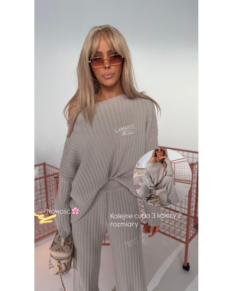 SWETERKOWY KOMPLET ▪️beżowy