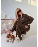 SWETERKOWY KOMPLET ▪️czekoladowy