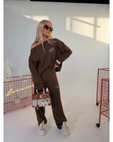 SWETERKOWY KOMPLET ▪️czekoladowy