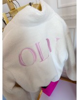 KURTKA BARANEK. z wełną ▪️pudrowa NEW