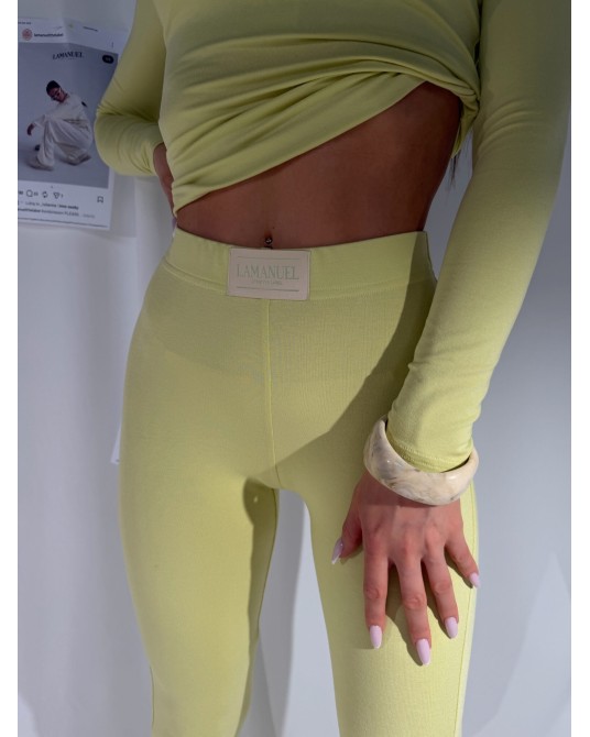 LEGGINSY DZWONY ▪️BESTCELLER LIMONKA