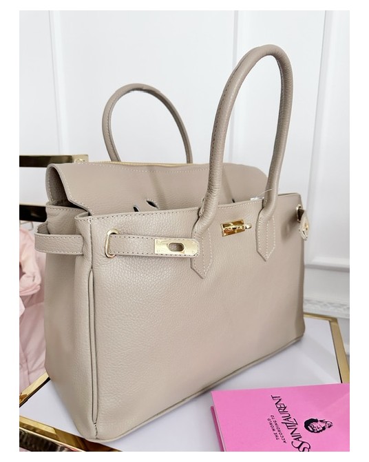 TOREBKA TAUPE ▪️kuferek SKÓRA PREMIUM BAG BIRKIN