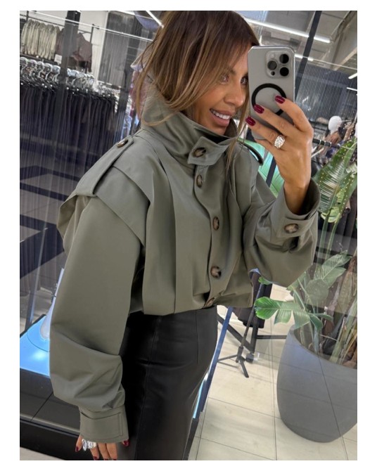 STYLOWY TRENCZ KHAKI ▪️