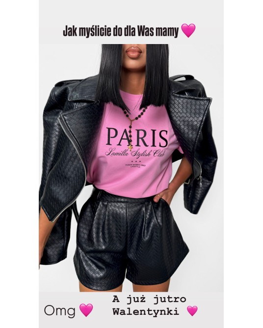 SKÓRZANA RAMONESKA ▪️CZARNA