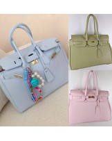 TOREBKA   ▪️kuferek SKÓRA PREMIUM BAG Błękitna