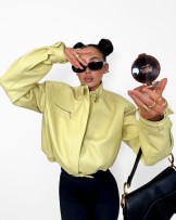 STYLOWA KURTKA LIMONKA SKÓRZANA ▪️