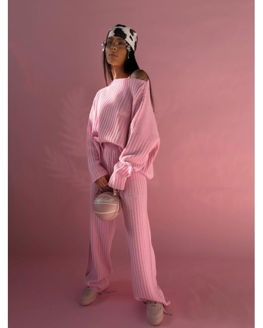 SWETERKOWY KOMPLET ▪️SPRING RÓŻOWY