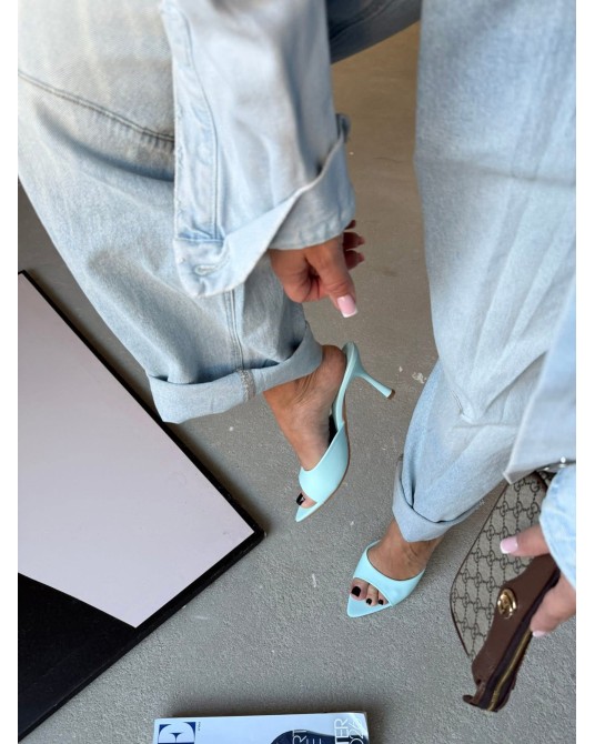 STYLOWE KLAPKI TURKUSOWE    ▪️