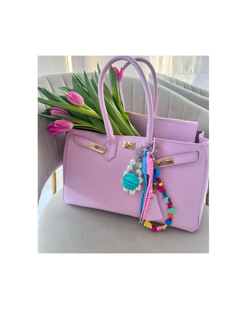 TOREBKA RÓŻOWA  ▪️kuferek SKÓRA PREMIUM BAG