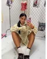 KOSZULA W KRATĘ SPRING ▪️yellow