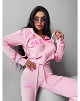 KOMPLET WELUR ▪️różowy