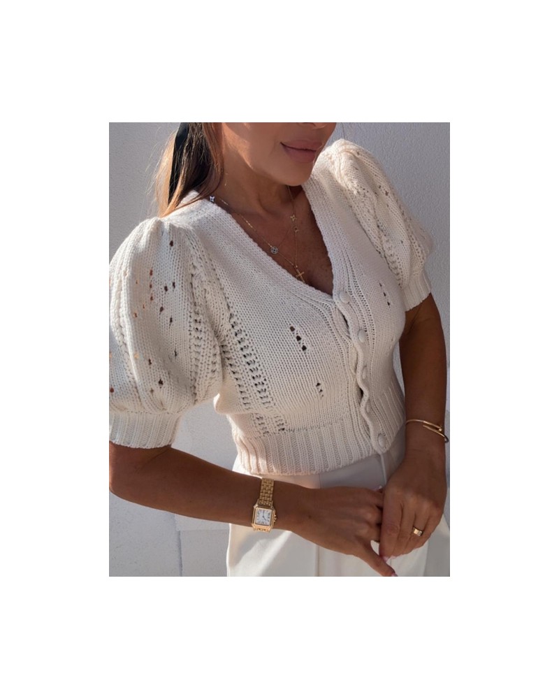 STYLOWY SWETEREK ROSE ▪️ECRU