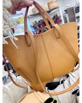 SKÓRZANA TOREBKA MID  ▪️POLENEE camel