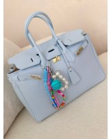 TOREBKA   ▪️kuferek SKÓRA PREMIUM BAG Błękitna