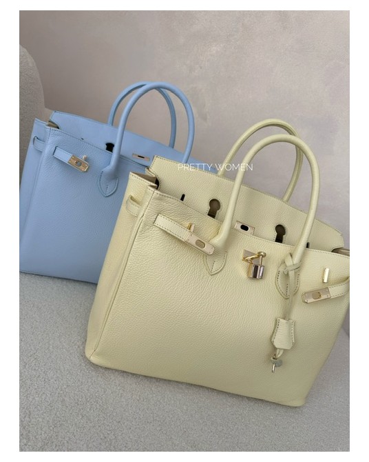 SKÓRZANA TOREBKA BIRKIN STYL ▪️yellow