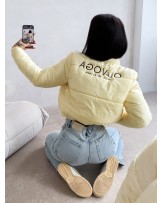 WIOSENNA KURTKA Z HAFTEM ▪️YELLOW