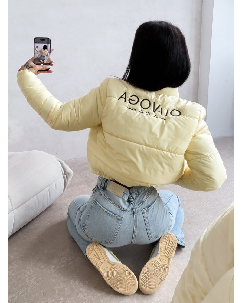 WIOSENNA KURTKA Z HAFTEM ▪️YELLOW