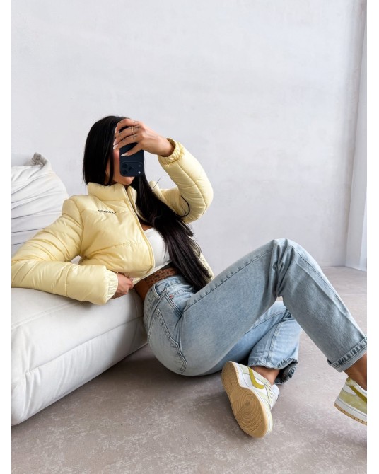 WIOSENNA KURTKA Z HAFTEM ▪️YELLOW