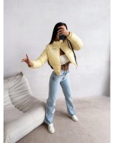 WIOSENNA KURTKA Z HAFTEM ▪️YELLOW