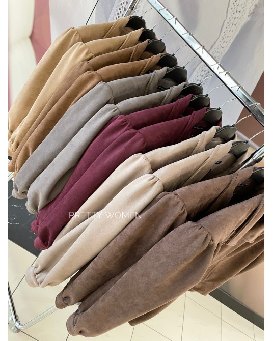 ZAMSZOWA KURTKA CAMEL  ▪️