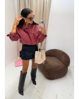 STYLOWA KURTKA SZMINKA  SKÓRZANA ▪️